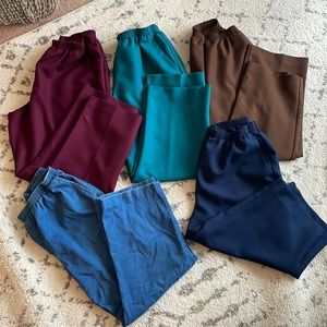 5 preloved pairs of Alfred Dunner Pants size 14.
